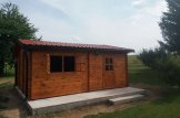 Dřevěná garáž CLASSIC 4x6, 44mm, 24m²