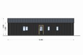 Dřevěný rodinný dům ROBERTA PREMIUM 110m² 66mm + izolace do stěn a podlahy