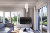 Dřevěný rodinný dům INGRID PREMIUM 170m² 66mm + izolace do stěn a podlahy