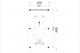 Dřevěný přístřešek pro auto LUNA F 3,2x6 s boční stěnou