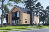 Dřevěný rodinný dům INGRID PREMIUM 170m² 66mm + izolace do stěn a podlahy