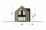 Dřevěný rodinný dům INGRID PREMIUM 170m² 66mm + izolace do stěn a podlahy