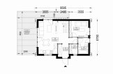 Dřevěný rodinný dům ASTRID PREMIUM 120m² 66mm + izolace do stěn a podlahy