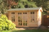 Zahradní domek POOLHOUSE 12m² (4x3) 44mm