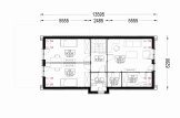 Dřevěný rodinný dům INGRID PREMIUM 170m² 66mm + izolace do stěn a podlahy