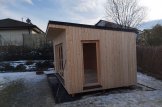 Zahradní domek EVELIN 15 m² (5x3) 34 mm + obklad