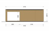 Zahradní domek PREMIUM 15m² (5x3) + izolace do stěn a podlahy