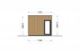 Zahradní domek PREMIUM 15m² (5x3) + izolace do stěn a podlahy