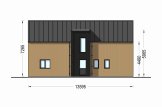 Dřevěný rodinný dům INGRID PREMIUM 170m² 66mm + izolace do stěn a podlahy