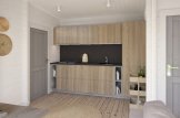 Montovaná chata KAYA 3 91m² (13x7) 66mm + izolace do stěn a podlahy