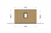 Zahradní domek PREMIUM 24m² (6x4) 44mm + izolace do stěn a podlahy