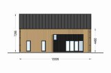 Dřevěný rodinný dům INGRID PREMIUM 170m² 66mm + izolace do stěn a podlahy