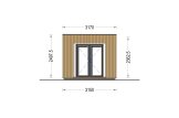 Zahradní domek PREMIUM 15m² (5x3) + izolace do stěn a podlahy