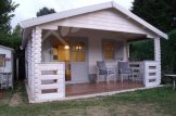Dřevěná chata CLARA 28m² (7x4) 66mm