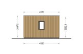 Zahradní domek PREMIUM 24m² (6x4) 44mm + izolace do stěn a podlahy