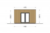 Zahradní domek PREMIUM 28m² (7x4) 44mm + izolace do stěn a podlahy