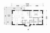 Dřevěný rodinný dům INGRID PREMIUM 170m² 66mm + izolace do stěn a podlahy