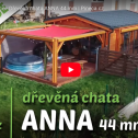 ▶️  Naše realizace video - dřevěná chata ANNA 44 mm u Herálce