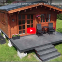 ▶️  Naše realizace video - Zahradní domek WISSOUS 25m²(5x5) 34mm u Ledče nad Sázavou