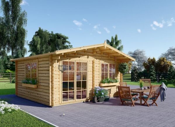 Zahradní domek WISSOUS  12m²(4x3) 34mm