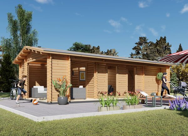 Montovaná chata ANNA Classic 37m² (7,5x5) 44mm