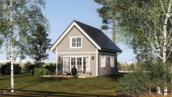 Montovaná chata KARINA PREMIUM 35m² (7x5) 66mm + izolace do stěn a podlahy