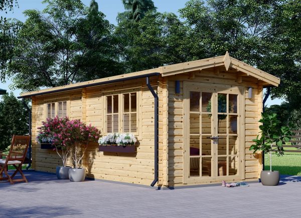 Zahradní domek STRONGHOLD (44 mm), 3x6 m, 18 m²