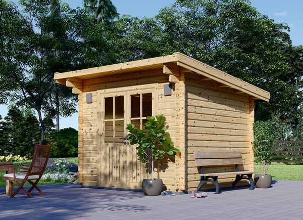 Zahradní domek MALTA  9m²  (3x3) 34mm