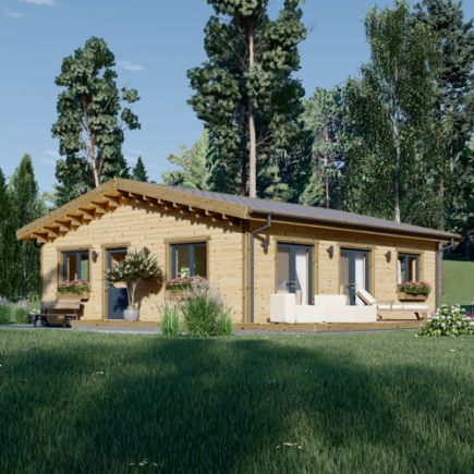Montovaný rodinný dům ALICE PREMIUM 72m² 66mm + izolace do stěn a podlahy