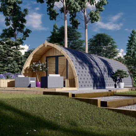 Zahradní domek BRETA 40m² (4x10) 44 mm