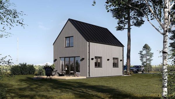 Montovaná chata ALINA PREMIUM 35m² (7x5) 66mm + izolace do stěn a podlahy