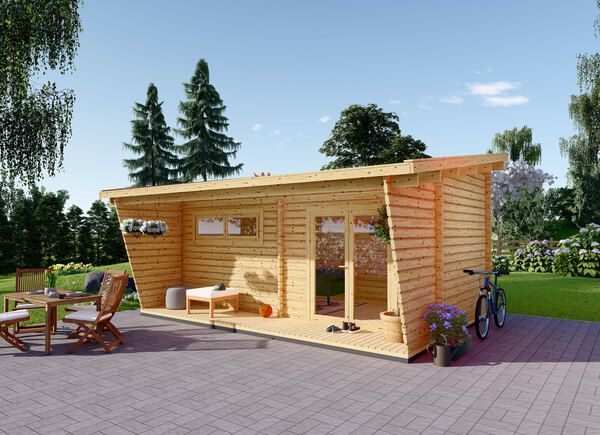 Zahradní domek HORTA 18m²(6x3.16) 44mm