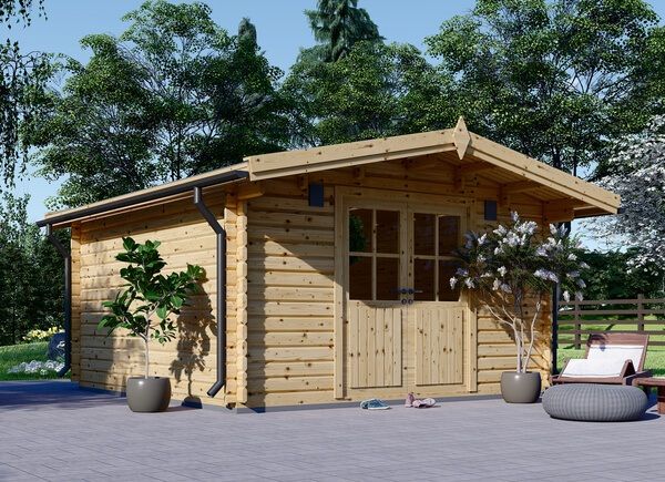Zahradní domek PALMA 16m²(4x4) 34mm