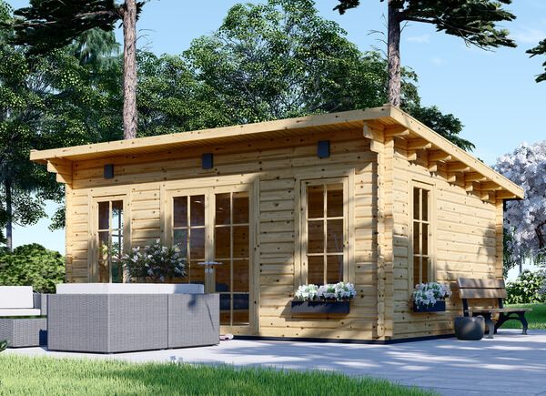 Zahradní chata ESSEX 19.9m²(5x4) 44mm