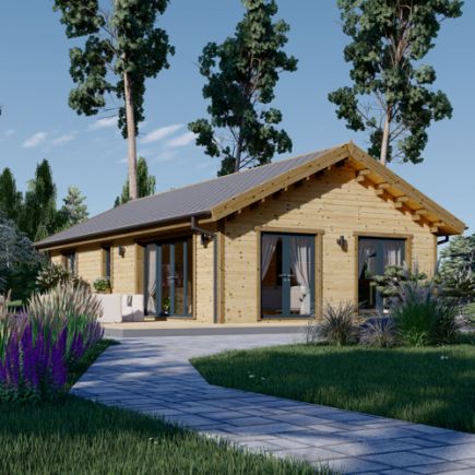 Montovaný rodinný dům ANICA PREMIUM 71m² 66mm + izolace do stěn a podlahy