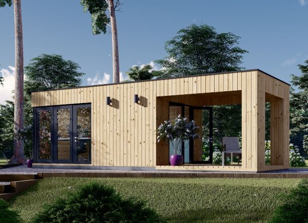 Zahradní domek PREMIUM 15m² (5x3) + izolace do stěn a podlahy