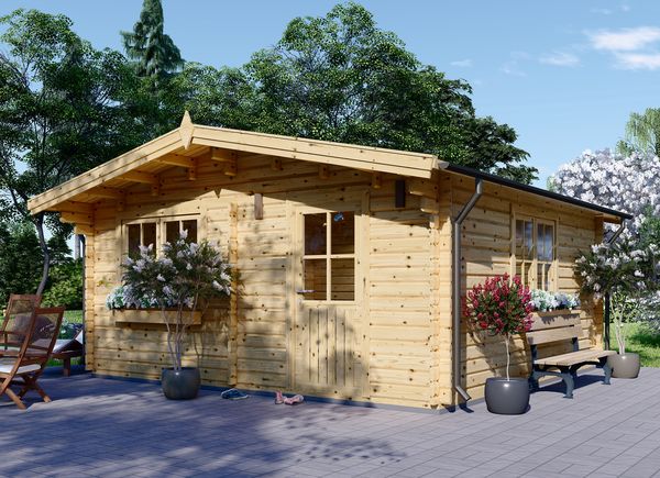 Zahradní domek DREUX 36m² (6x6) 44mm