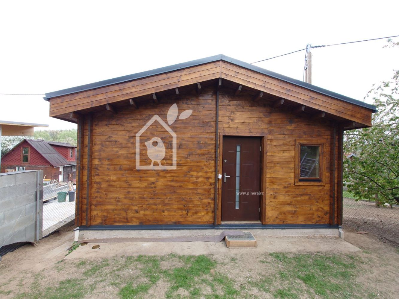 Dřevěná chata AGNES 75 m² v zahrádkářské kolonii Brno-Jundrov