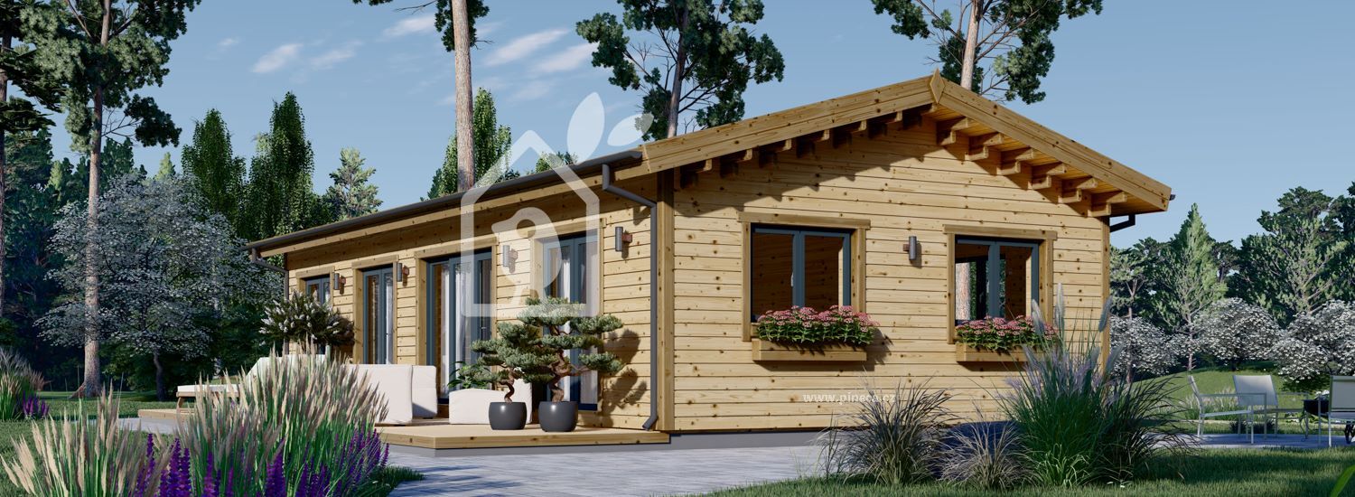 Montovaný rodinný dům AGNES PREMIUM 75m² 66mm + izolace do stěn a podlahy