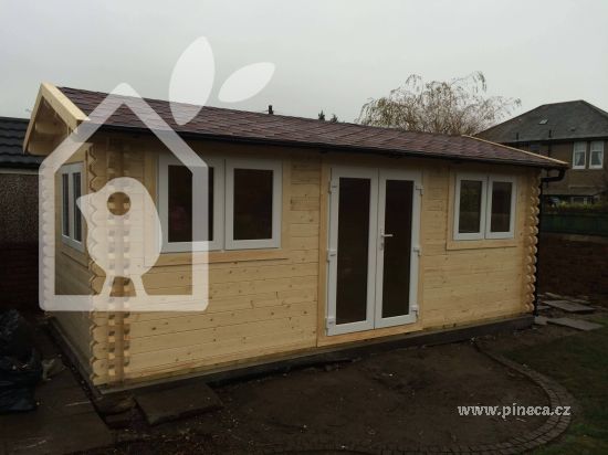 Zateplený zahradní domek OAK s dvojitou stěnou