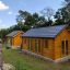 Naše realizace: Dřevěná montovaná chata ELLA 28m² (7x4) 44mm v obci Trnová u Plzně