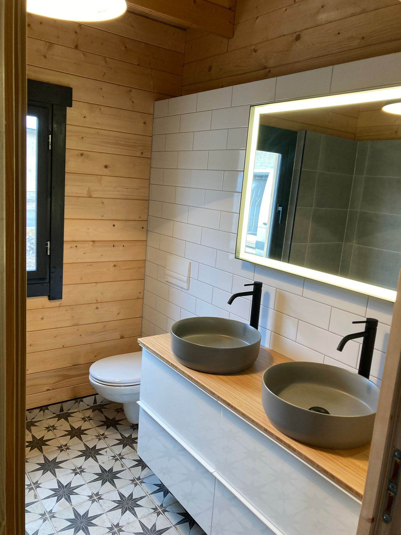 Dřevěný rodinný dům ROBERTA PREMIUM 110m² 66mm + izolace do stěn a podlahy - realizace Rpety