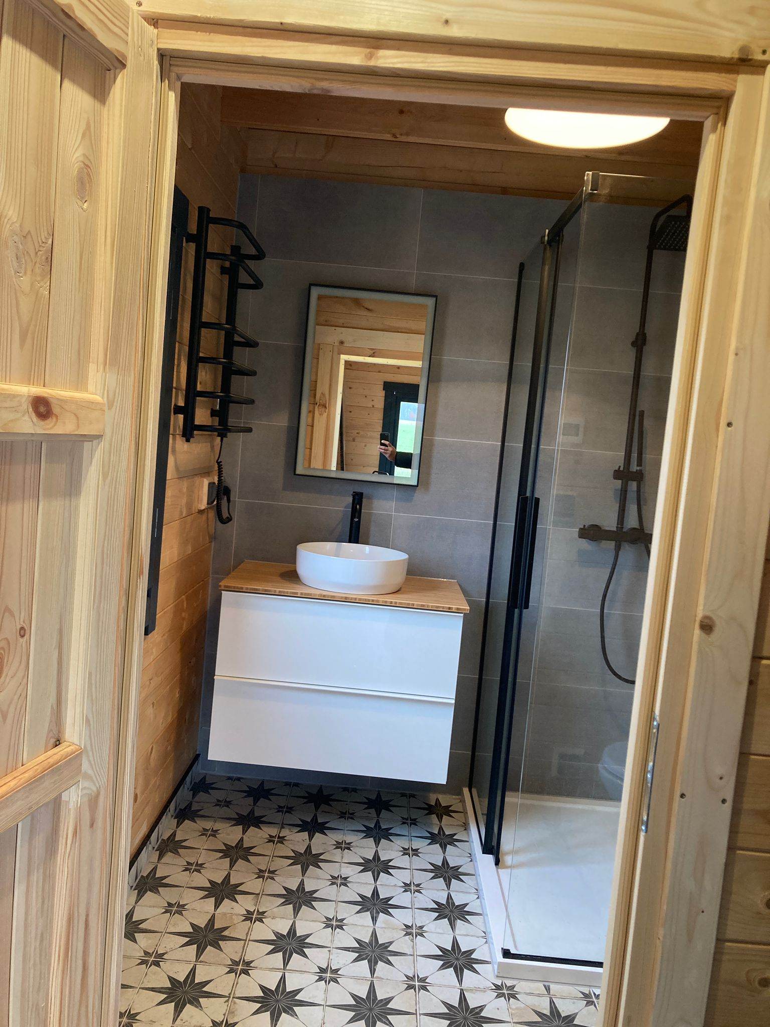 Dřevěný rodinný dům ROBERTA PREMIUM 110m² 66mm + izolace do stěn a podlahy - realizace Rpety
