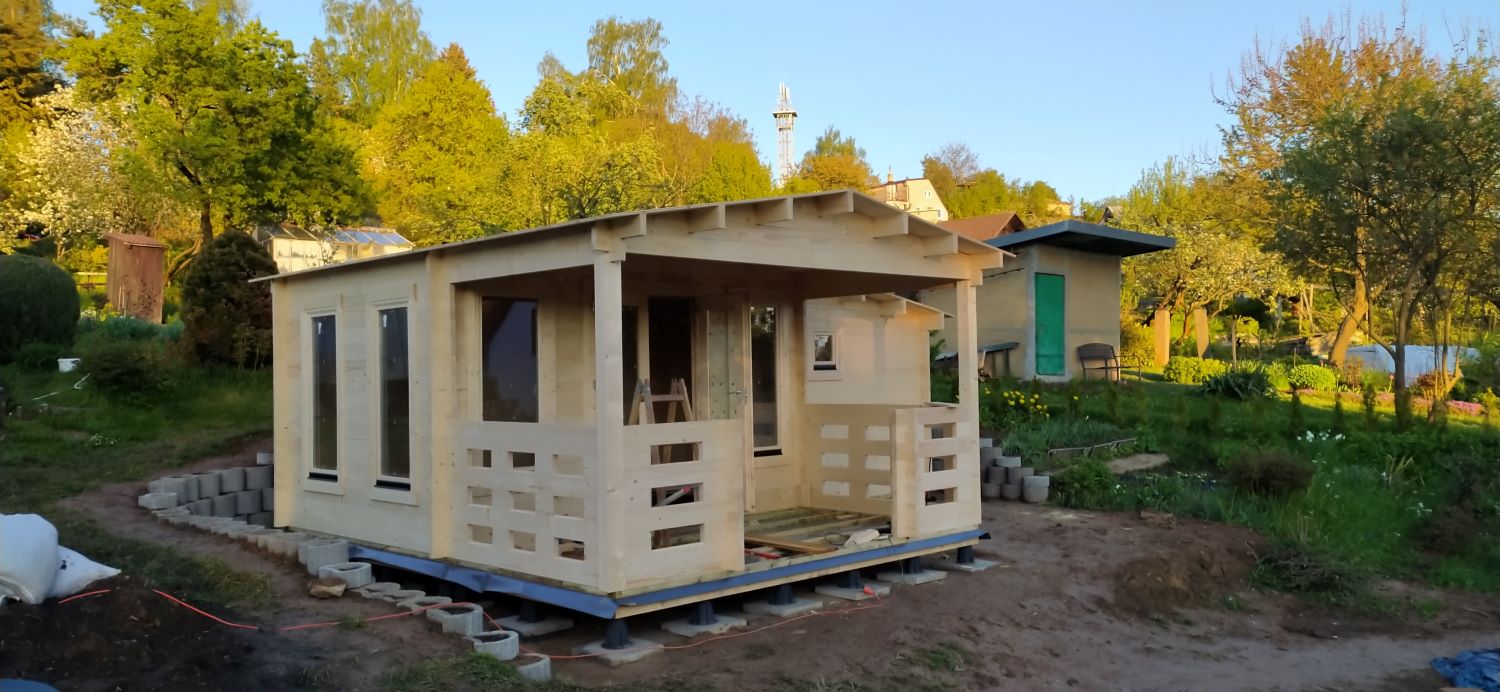 Dřevěná montovaná chata ISLA