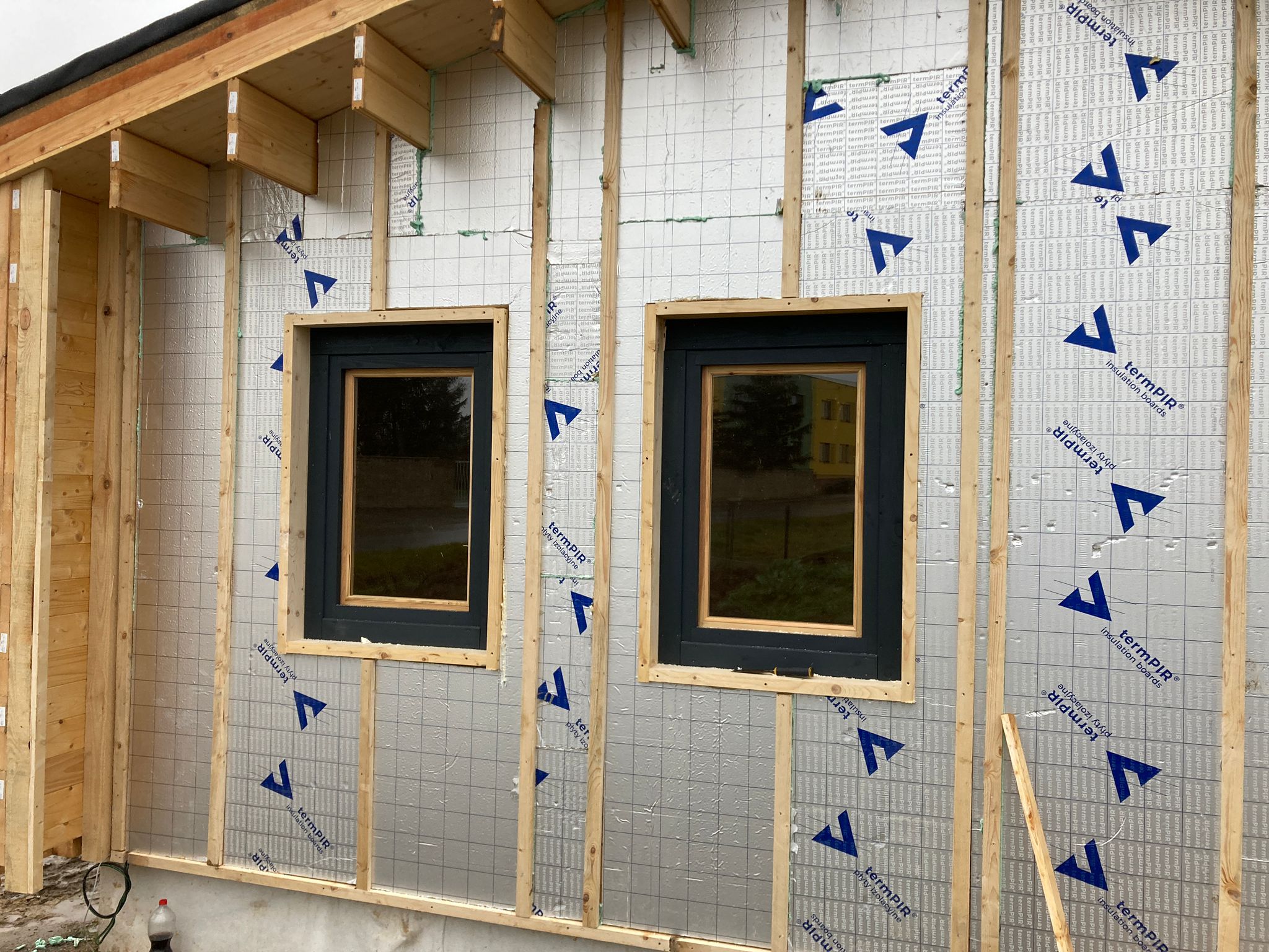 Dřevěný rodinný dům ROBERTA PREMIUM 110m² 66mm + izolace do stěn a podlahy - realizace Rpety