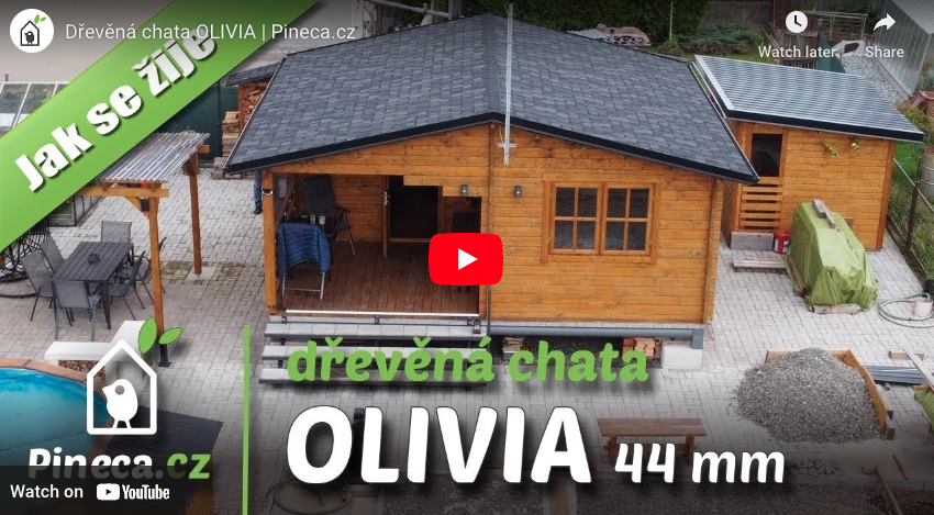 Dřevěná chata Olivia – video z realizace