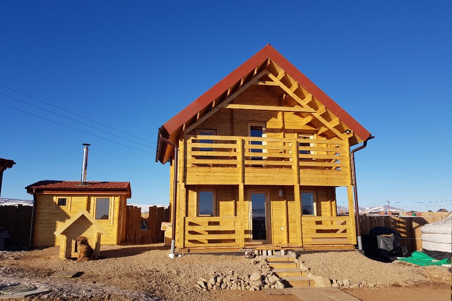 Dřevěný dům od Pineca.cz vs. drsné mongolské klima