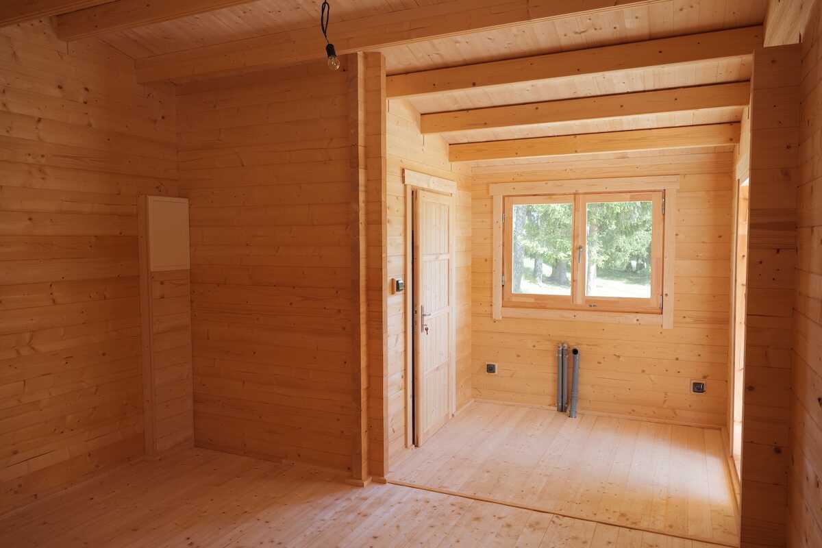  Montovaná chata CAMILA 36m² (6x6) 66mm - Žirovnice